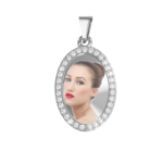 Fotomedaglia con pietre PZ33