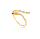 ANELLO SERPENTE ZIRCONATO LE SCRITTE