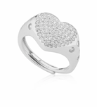 ANELLO LE SCRITTE CUORE CHEVALIER ZIRCONATO